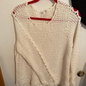 soft white sweater never worn.